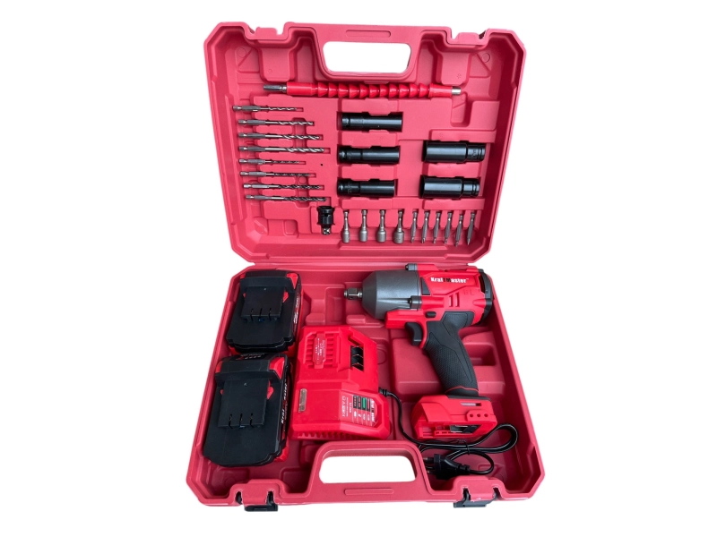 Акумулаторен ударен гайковерт KrafTMaster 36V 8Ah – професионален, мощен, безчетков - Image 3