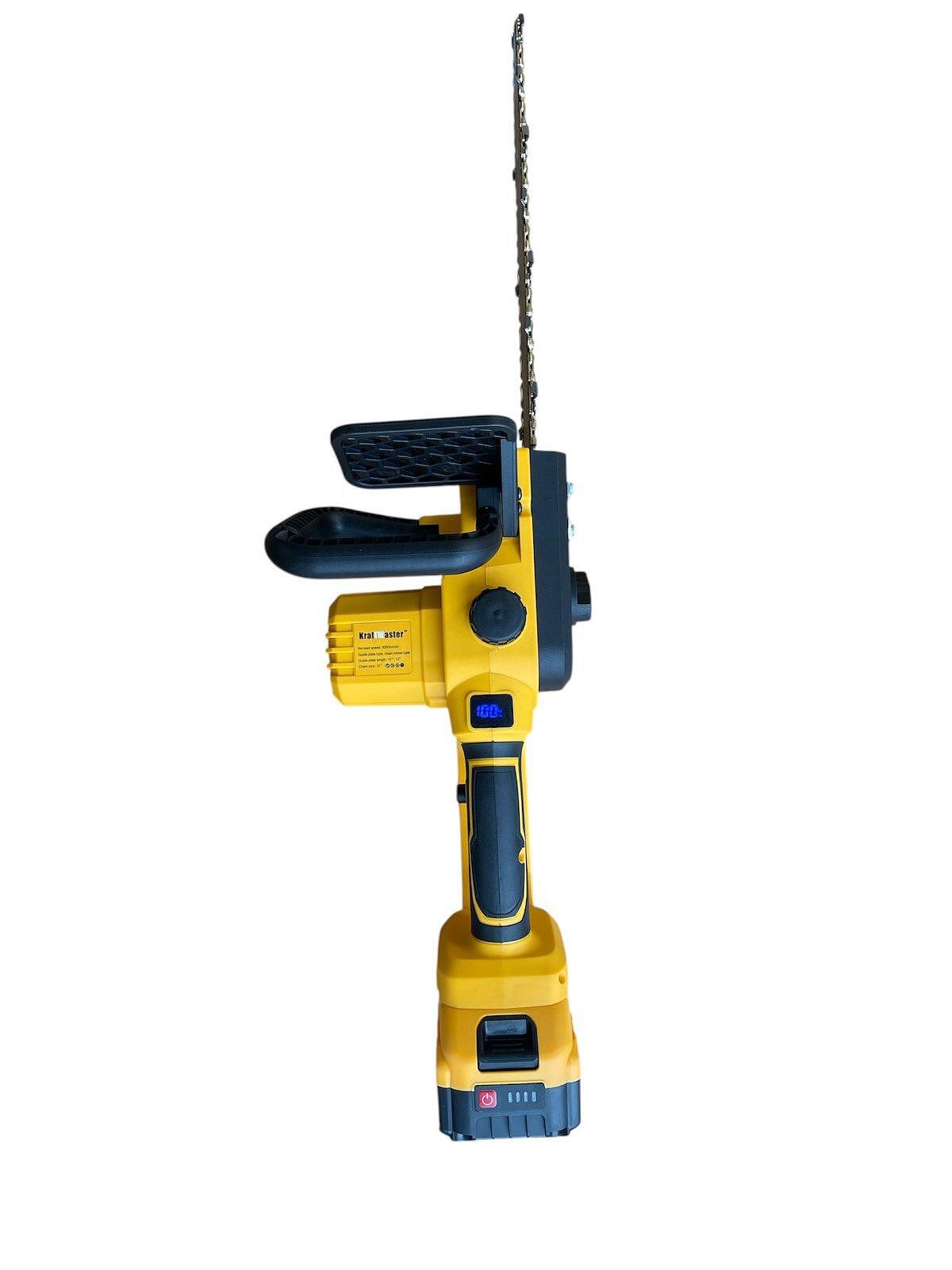 Акумулаторна резачка KrafTMaster с омасляване на веригата, 30 см шина, 36V/10Ah - Image 4