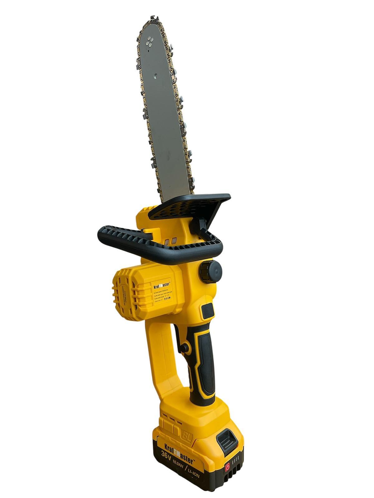 Акумулаторна резачка KrafTMaster с омасляване на веригата, 30 см шина, 36V/10Ah - Image 3
