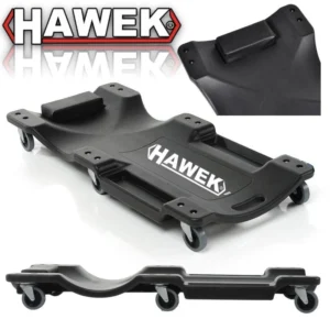 Автомонтьорска лежанка HAWEK с 6 колела и облегалка за глава