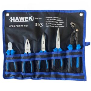 Комплект професионални клещи 5 части hawek